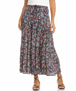 Karen Kane Tiered Midi Skirt Clothing