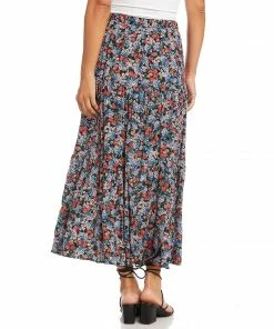 Karen Kane Tiered Midi Skirt Clothing