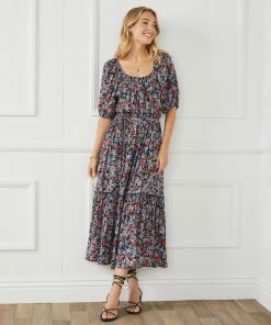 Karen Kane Clothing Poof Sleeve Dress