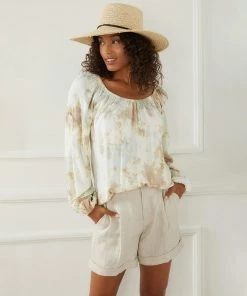 Karen Kane Peasant Top