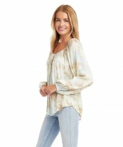 Karen Kane Peasant Top