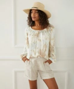 Karen Kane Peasant Top