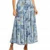 Karen Kane Petites Petite Size Tiered Midi Skirt