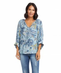 Karen Kane Blouson Sleeve Top Clothing