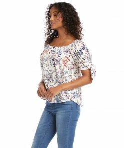 Karen Kane Petite Size Square Neck Top