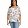 Karen Kane Plus Size Square Neck Top