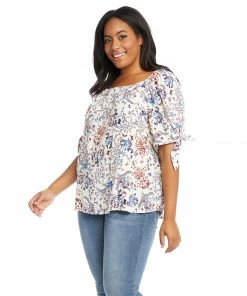 Karen Kane Plus Size Square Neck Top