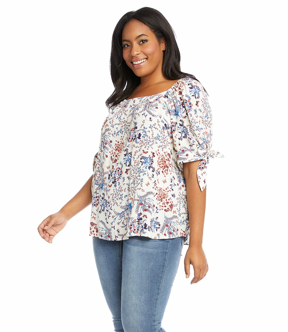 Karen Kane Plus Size Square Neck Top