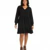 Karen Kane Dresses Plus Size Long Sleeve Tiered Dress