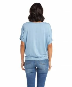 Karen Kane Petite Size Twist Front Top