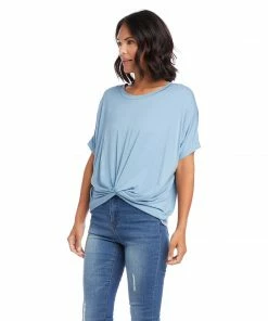 Karen Kane Petite Size Twist Front Top