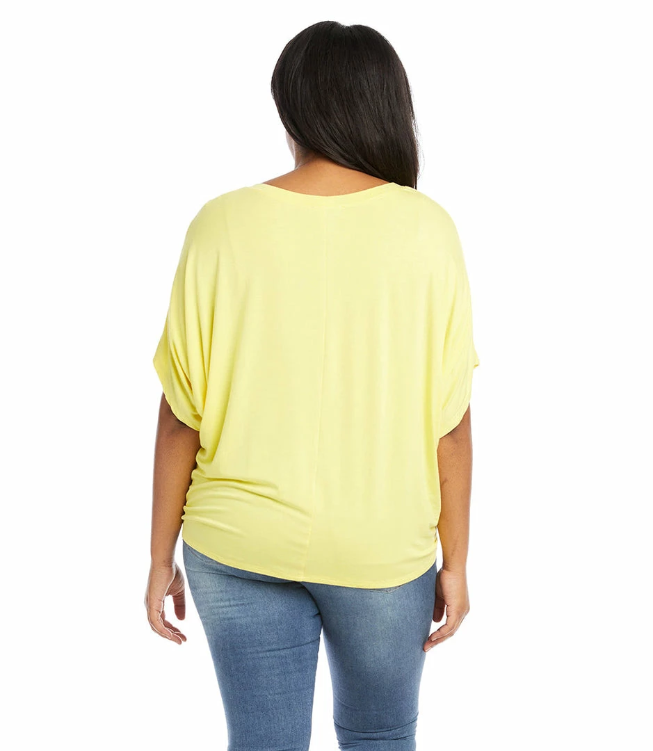 Karen Kane Plus Size Twist Front Top