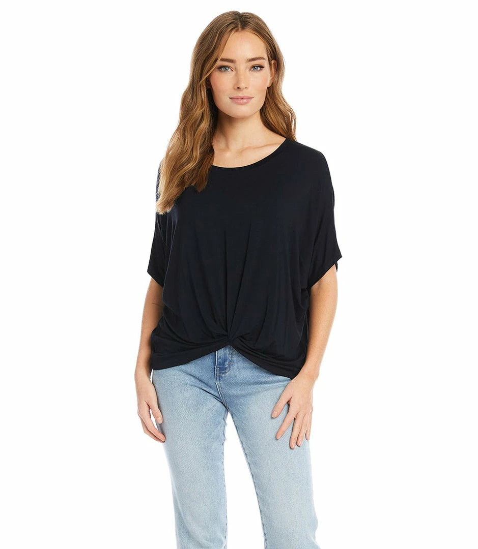 Karen Kane Twist Front Top Clothing