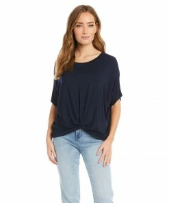Karen Kane Twist Front Top Clothing