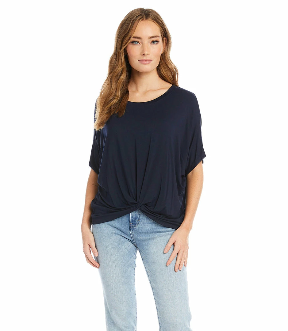 Karen Kane Twist Front Top Clothing