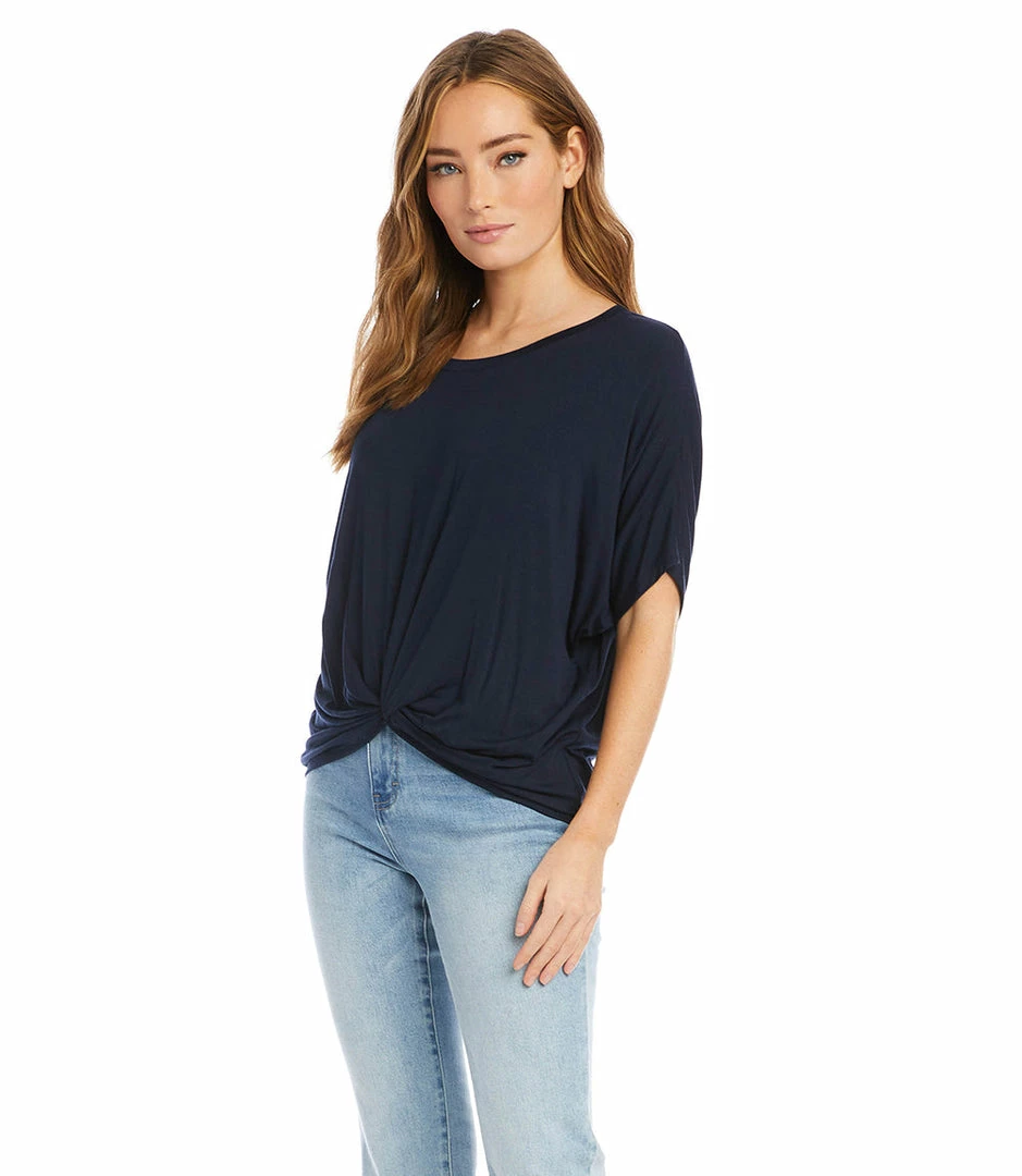 Karen Kane Twist Front Top Clothing