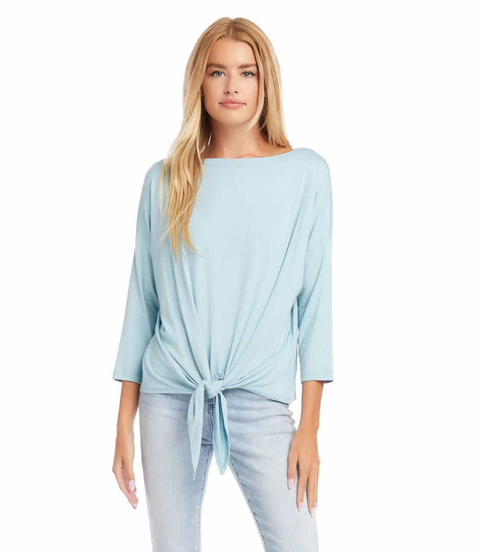 Karen Kane 3/4 Sleeve Boatneck Top