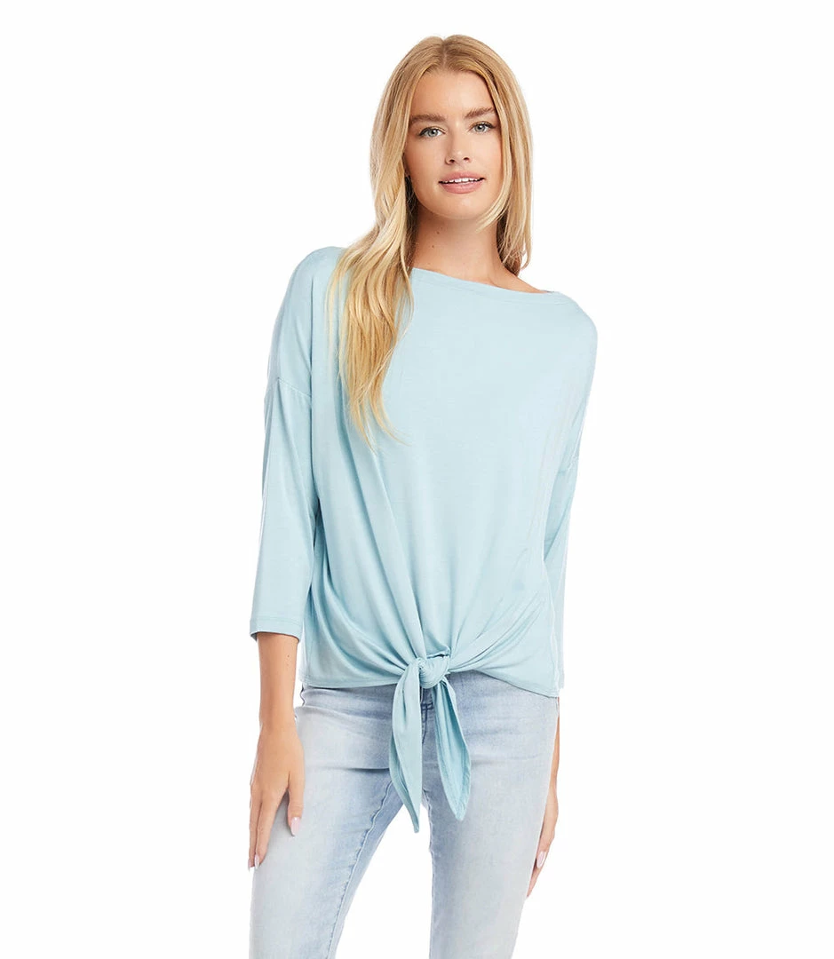 Karen Kane 3/4 Sleeve Boatneck Top