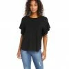 Karen Kane Ruffle Sleeve Top Clothing