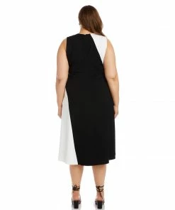 Karen Kane Plus Size Sleeveless Colorblock Dress