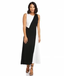 Karen Kane Sleeveless Colorblock Dress Clothing