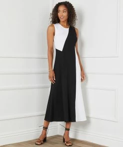 Karen Kane Sleeveless Colorblock Dress Clothing