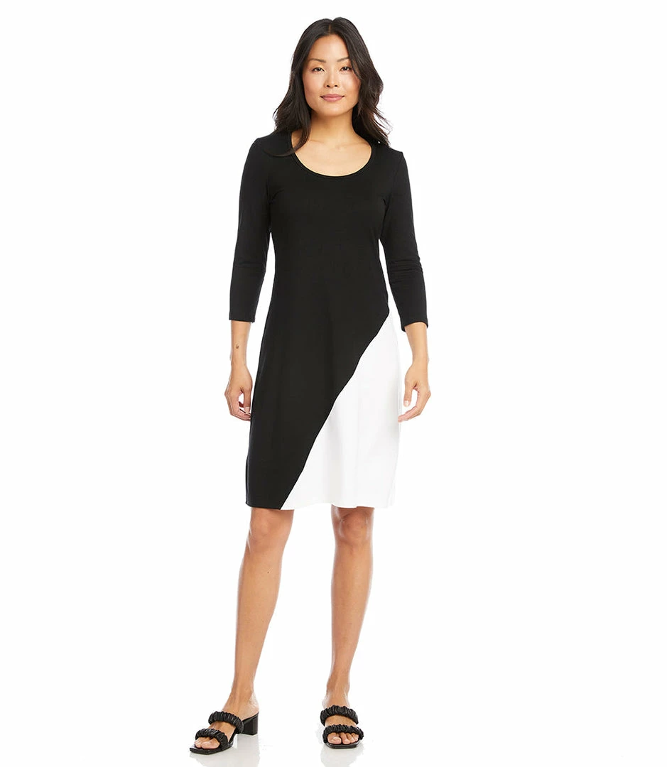 Karen Kane Diagonal Block Dress