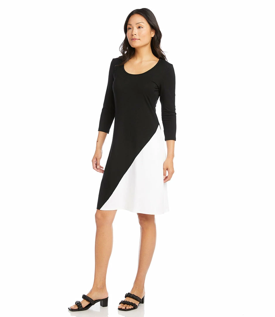 Karen Kane Diagonal Block Dress