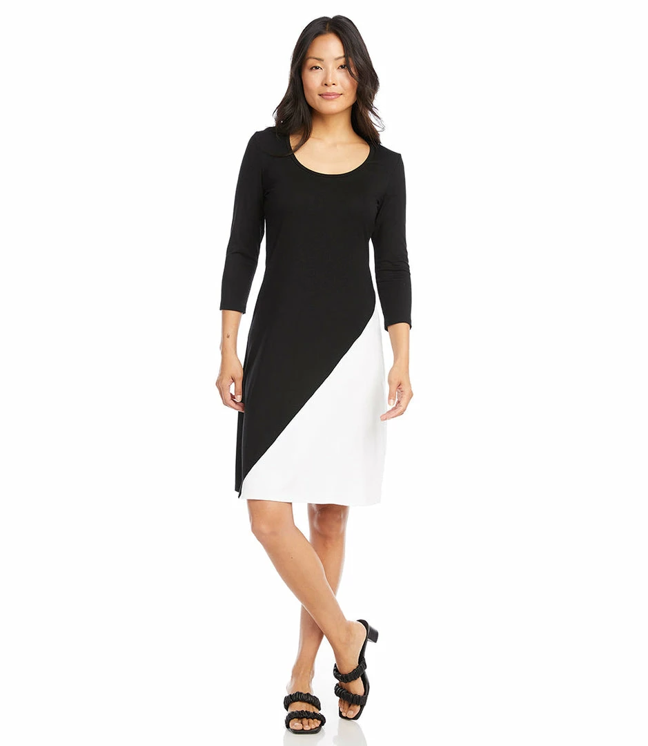 Karen Kane Diagonal Block Dress