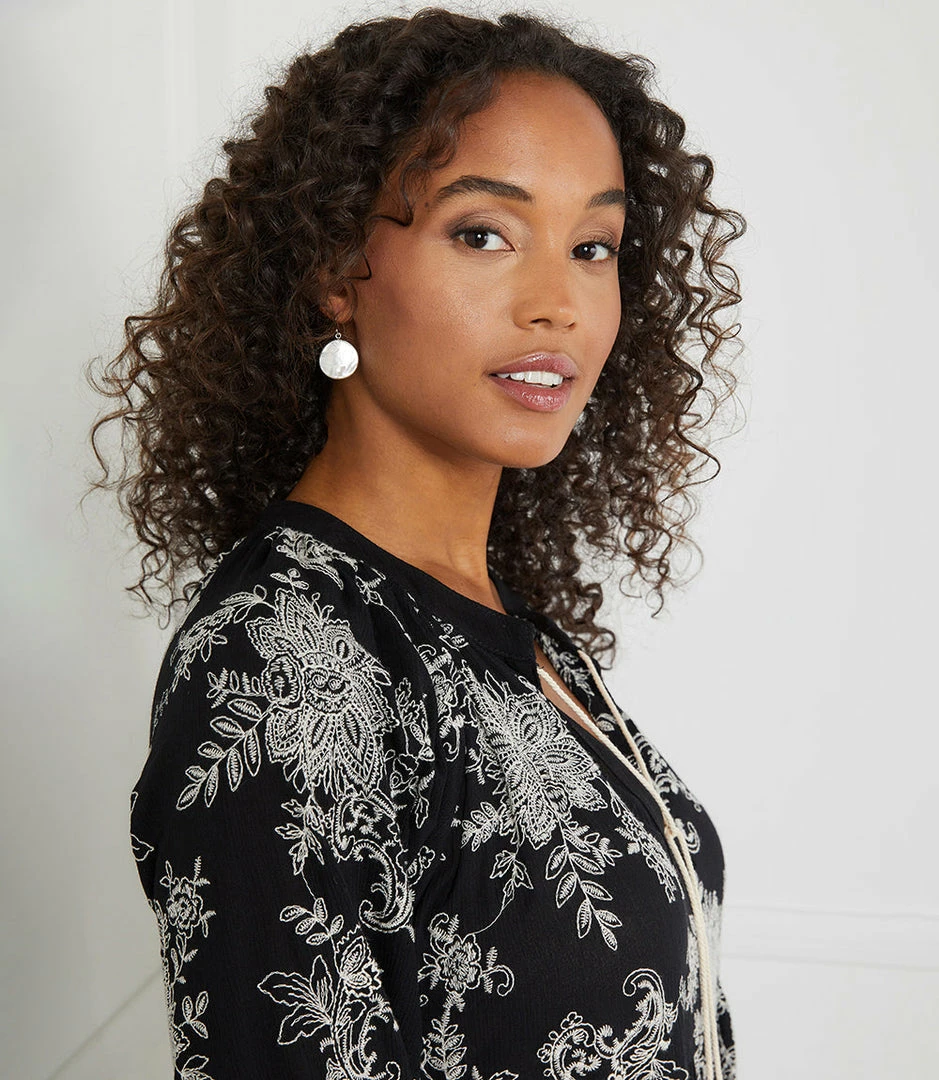 Karen Kane Long Sleeve Tiered Dress Clothing