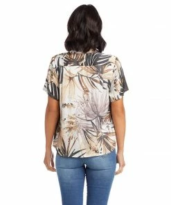 Karen Kane Camp Shirt