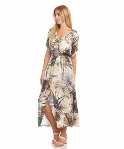 Karen Kane Cuffed Sleeve Dress Clothing