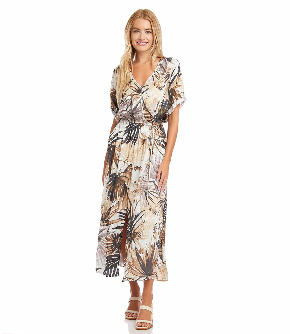 Karen Kane Cuffed Sleeve Dress Clothing