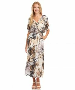Karen Kane Cuffed Sleeve Dress Clothing