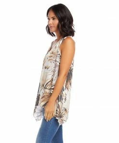 Karen Kane Clothing Petite Size Uneven Hem Tank