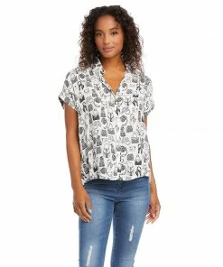 Karen Kane Clothing Extended Sleeve Button-Up