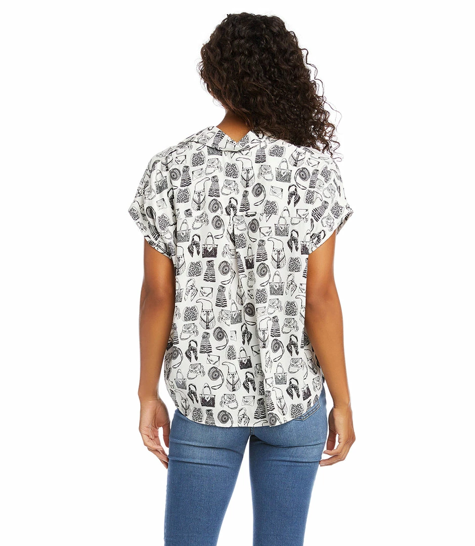 Karen Kane Clothing Extended Sleeve Button-Up