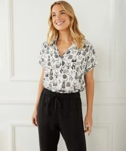 Karen Kane Clothing Extended Sleeve Button-Up