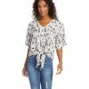 Karen Kane Clothing Petite Size Tie-Front Top