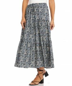Karen Kane Tiered Midi Skirt