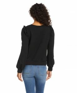 Karen Kane Clothing Ruffle Detail Sweatshirt