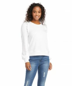 Karen Kane Clothing Ruffle Detail Sweatshirt