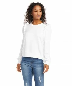 Karen Kane Clothing Ruffle Detail Sweatshirt