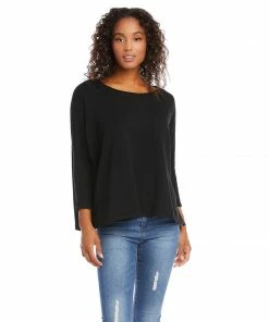 Karen Kane Clothing 3/4 Sleeve Boatneck Top