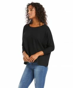 Karen Kane Clothing 3/4 Sleeve Boatneck Top