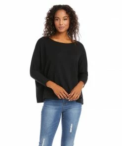 Karen Kane Clothing 3/4 Sleeve Boatneck Top