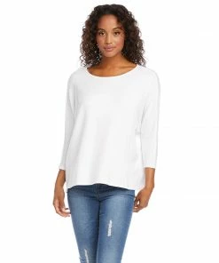 Karen Kane Clothing 3/4 Sleeve Boatneck Top