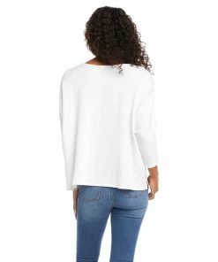 Karen Kane Clothing 3/4 Sleeve Boatneck Top