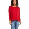 Karen Kane 3/4 Sleeve Boatneck Top Clothing
