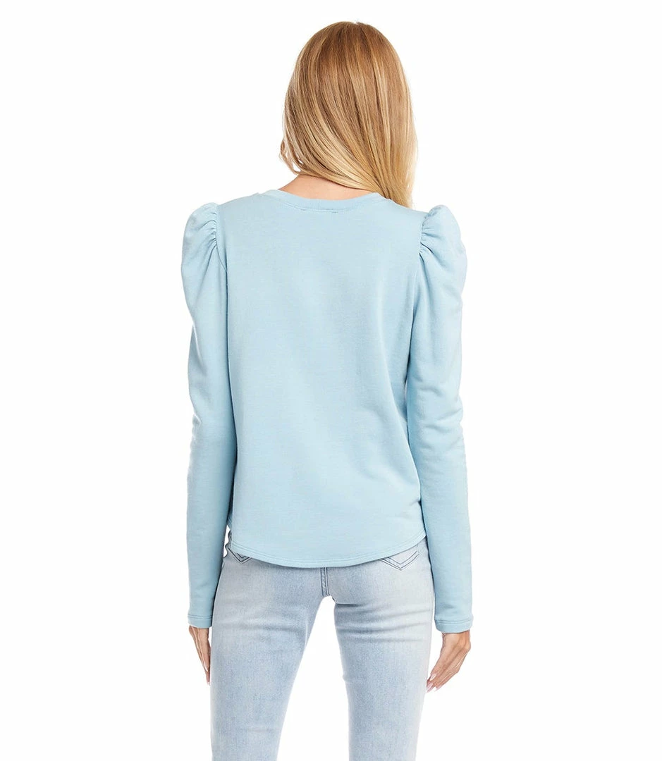 Karen Kane Shirred Sleeve Top